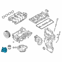 OEM 2016 Nissan Juke Pump-Oil Diagram - 15010-1KC2A