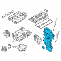 OEM 2015 Nissan Juke Cover Assy-Front Diagram - 13500-1KC2A