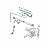 OEM 2002 Buick Rendezvous Wiper Arm Diagram - 10317150