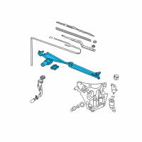 OEM 2004 Buick Rendezvous Module Asm-Windshield Wiper System *Marked Print Diagram - 10310227