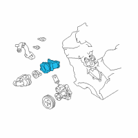 OEM 2000 Nissan Quest Thermostat Housing Diagram - 11061-0B011