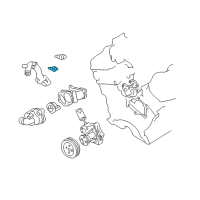 OEM 1997 Nissan Quest Coolant Temp Sensor Diagram - 25080-0B000