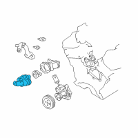 OEM Nissan Quest Thermostat Housing Diagram - 11061-7B000