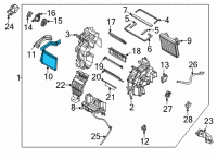 OEM 2022 Kia Seltos Core Assembly-HTR Diagram - 97926Q5000
