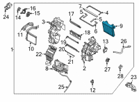 OEM Kia Seltos Core Assembly-EVAP Diagram - 97927Q5000