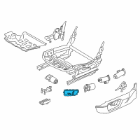OEM BMW X1 Switch, Seat Adjustment Diagram - 61-31-9-276-616