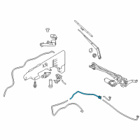 OEM Infiniti QX56 Hose-Washer Diagram - 28935-1LA0A