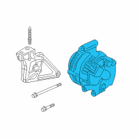 OEM 2013 Honda CR-V Air Conditioner Generator Assembly Diagram - 31100-RX0-A01