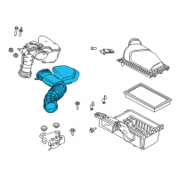 OEM 2013 Ford Edge Air Inlet Diagram - CT4Z-9B659-A