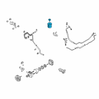 OEM 2016 Nissan GT-R Tank Assy-Reservoir Diagram - 49192-VE000