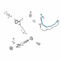 OEM 2014 Nissan GT-R Hose & Tube Assembly-Pressure, Power Steering Diagram - 49720-JF11B