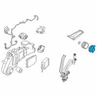 OEM 2008 Ford Taurus X Blower Motor Diagram - 8A4Z-19805-A