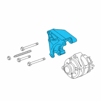 OEM Chevrolet Camaro Mount Bracket Diagram - 12610789