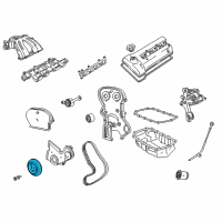 OEM 2002 Jeep Liberty DAMPER-CRANKSHAFT Diagram - 53010477AB