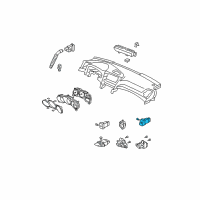 OEM Acura Switch Assembly, Hazard & Passenger Srs Indicator Diagram - 35510-SEP-A11