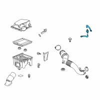 OEM 2011 Cadillac SRX Tube Asm-Pcv (Fresh Air) Diagram - 55568836