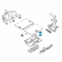 OEM BMW 740e xDrive Handle, Floor Carpet-Luggage Comp Diagram - 51-47-7-425-065