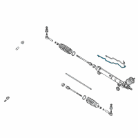 OEM 1997 Oldsmobile Cutlass Pipe Kit, Steering Gear(Long) Diagram - 26031077