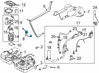 OEM Kia K5 Sender Assembly-Suction Diagram - 94460L3650