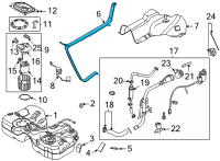 OEM 2022 Kia K5 Band Assembly-Fuel Tank Diagram - 31210L3600