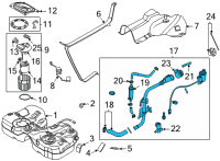 OEM Kia Filler Neck Assembly-FUE Diagram - 31030L3600