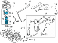 OEM 2021 Kia K5 Pump Assy-Fuel Diagram - 31120L3600