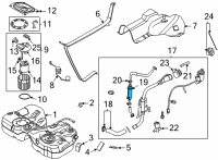 OEM 2021 Kia K5 Canister-Aux Diagram - 31421L0500