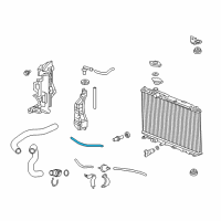 OEM 2007 Honda Civic Hose (340MM) (ATf) (Toukai) Diagram - 25213-P48-007