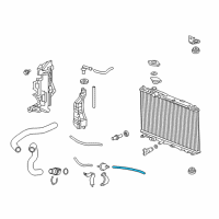 OEM 2012 Honda Civic Hose 320MM, ATf Diagram - 25214-RBA-007