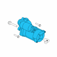 OEM 2010 Ford F-350 Super Duty Starter Diagram - 7C3Z-11002-B