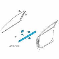 OEM Kia GARNISH Assembly-Front Door S Diagram - 87721C6000