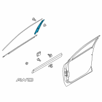 OEM Kia GARNISH Assembly-Door FRAM Diagram - 82250C5000