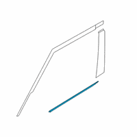 OEM Kia Soul W/STRIP Assembly-Fr Dr B Diagram - 82210K0000