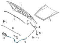 OEM 2021 Ford Bronco Sport CABLE ASY - CONTROL Diagram - M1PZ-16916-B