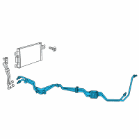 OEM Jeep Wrangler JK Tube-Supply & Return Diagram - 55111450AE