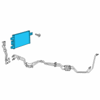 OEM Jeep Automatic Transmission Oil Cooler Assembly Diagram - 68143895AA