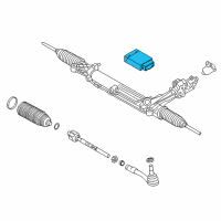 OEM 2015 BMW M6 Gran Coupe Control Unit Servotronic Diagram - 32-43-6-872-117