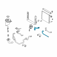 OEM 2007 BMW X5 Engine Coolant Hose Diagram - 11-53-7-547-244