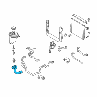 OEM 2010 BMW X5 Coolant Hose Diagram - 17-12-7-537-108