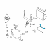 OEM BMW Cylinder Head Coolant Hose Diagram - 11-53-7-550-062