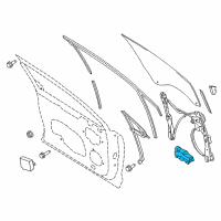 OEM Lincoln MKZ Window Motor Diagram - DS7Z-7823395-B