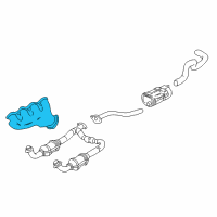 OEM GMC Sierra 1500 HD Classic Manifold Diagram - 12677665