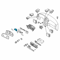 OEM 2003 Infiniti QX4 Tachometer Assy Diagram - 24825-4W900