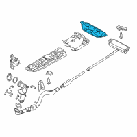 OEM Jeep Shield-Exhaust Diagram - 68246917AA