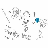 OEM 2015 Dodge Challenger Hub-Brake Diagram - 5181925AC