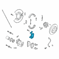 OEM 2016 Dodge Charger Adapter-Disc Brake CALIPER Diagram - 68166716AA