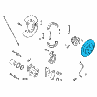 OEM 2021 Chrysler 300 Rotor-Brake Diagram - 5290538AE