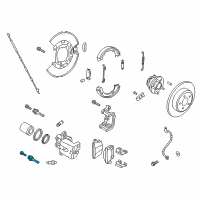 OEM Dodge Pin-Disc Brake Diagram - 5137686AD