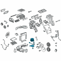 OEM 2015 Chevrolet Volt Blower Motor Diagram - 22954786