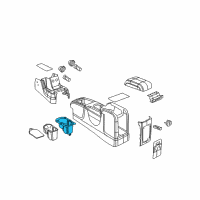 OEM Dodge Journey CUPHOLDER-Console Diagram - 68042605AA